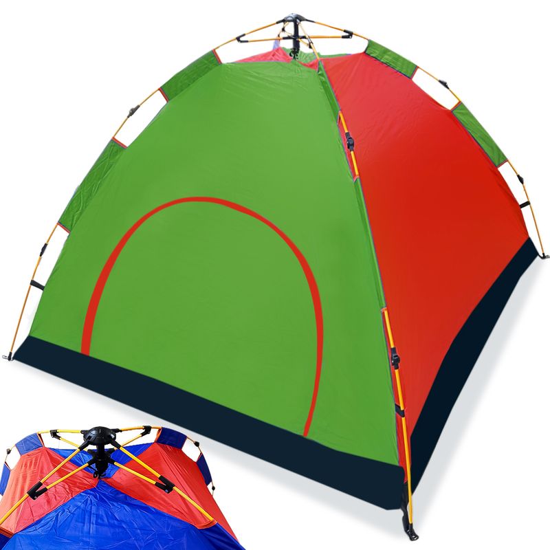 Carpa Automática 4 Personas Camping Verano 200x200x140cm