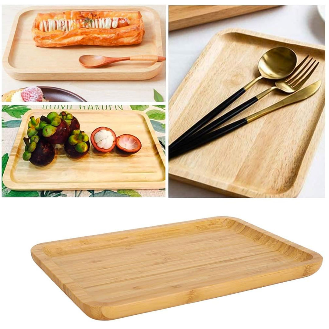 Bandeja de Servicio Bambú  Rectangular  40x30cm