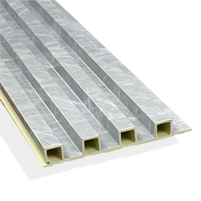 Pack 16 Panel Decorativo PVC Efecto Madera 2.8 Metros Marmol 3D Gris