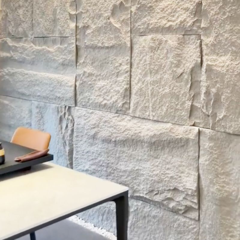 Panel de pared 3D con textura de piedra, decoración de corte de