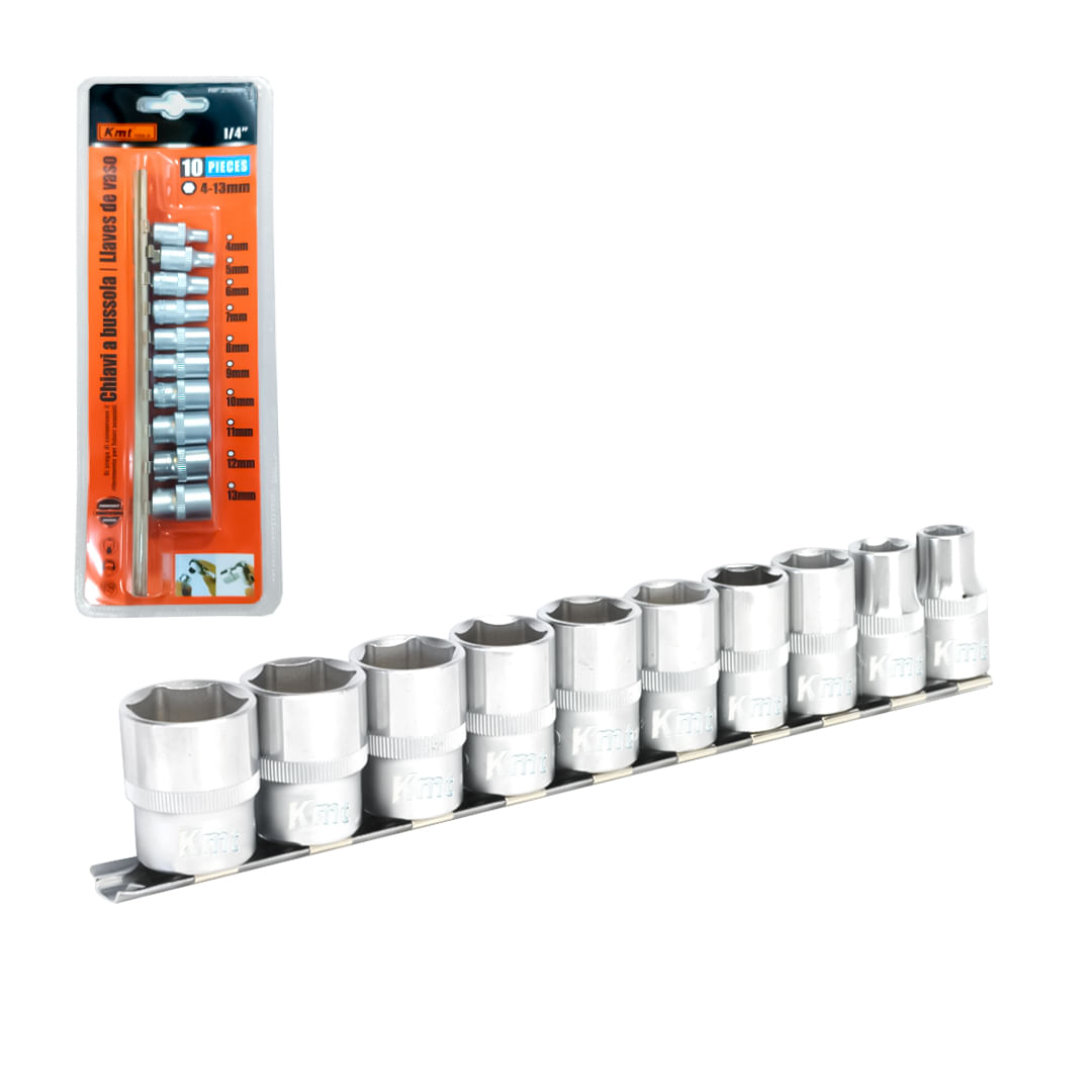 Set Llave de Vaso 1/4