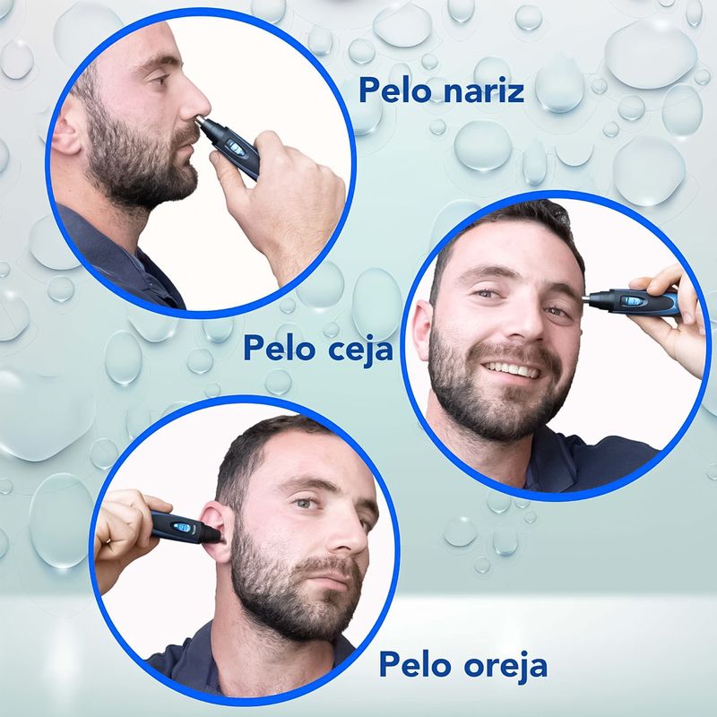 Como quitar pelos de nariz,orejas y cejas con máquina de cortar