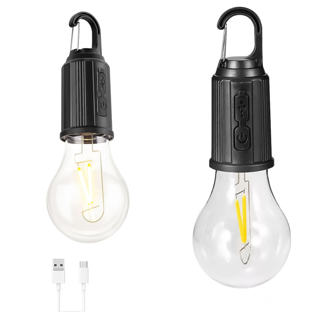 Ampolleta Lampara Colgante Usb Recargable Camping 7W