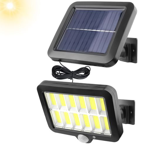 Foco Solar 120 LED COB Luminaria Tasbel Sensor de Movimiento