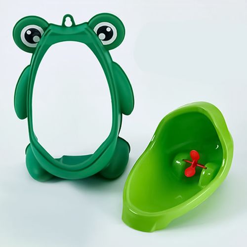 Urinario Infantil Portátil Diseño Rana Verde