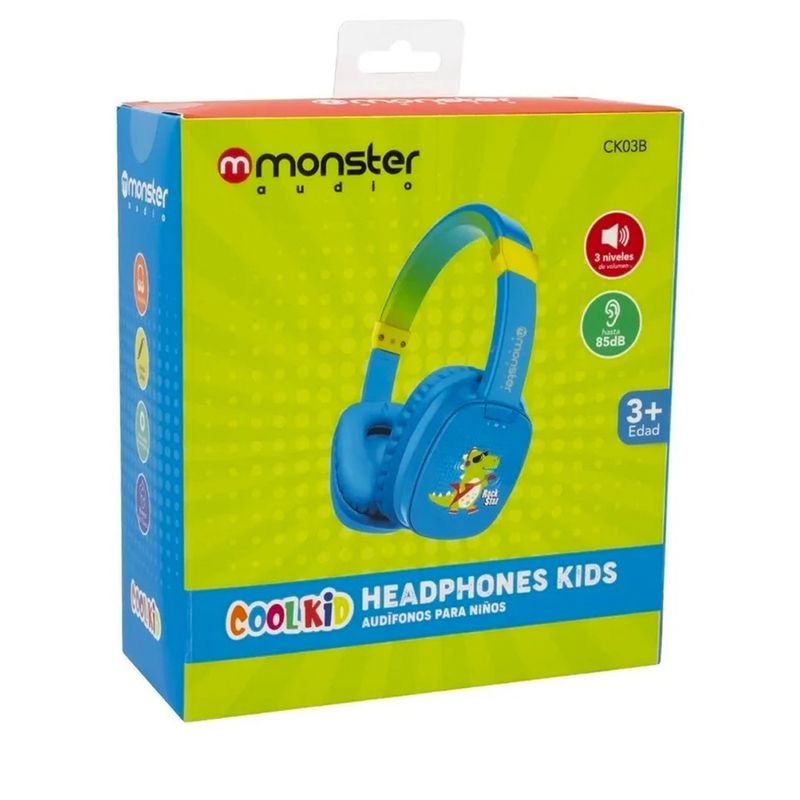 Audífono Infantil Monster Cool Kid CK03B