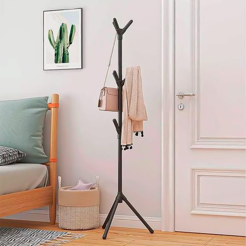 Perchero de Pie Multiusos  166 x 50 cm  Negro