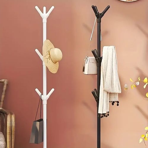 Perchero de Pie Multiusos  166 x 50 cm  Blanco