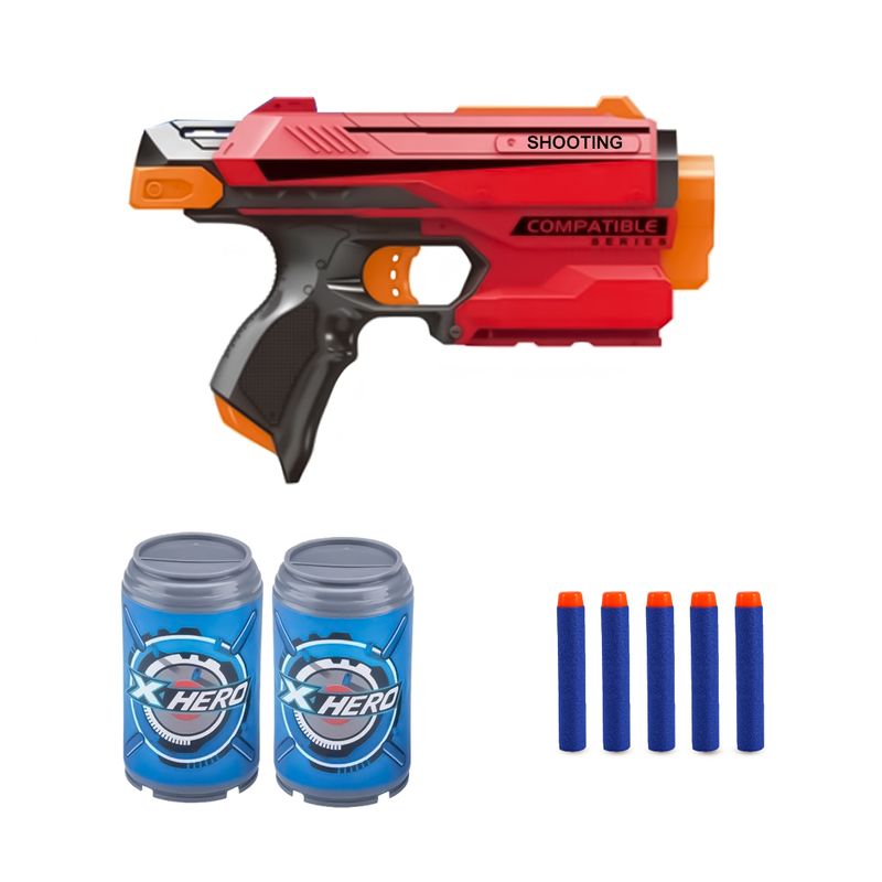 Pistola Lanza Dardos 6X Juguete Ninos