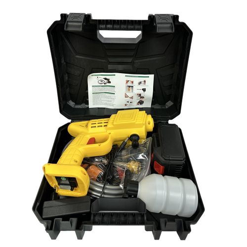 Kit Hidrolavadora Portátil Recargable Maletín