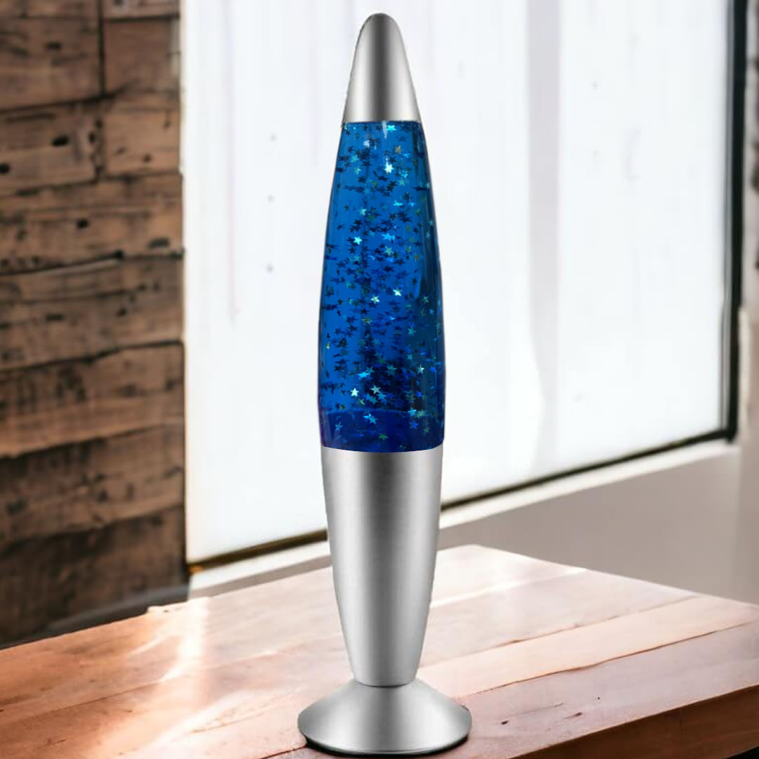 Lámpara De Movimiento Decorativa  Azul Estrellas