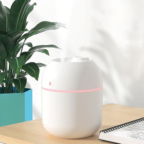Humidificador Aromas Usb 220ml Luz RGB Gradiente Blanco