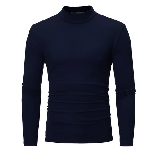 Camiseta Primera Capa Polar Beatle de Hombre Manga Larga Talla L Azul