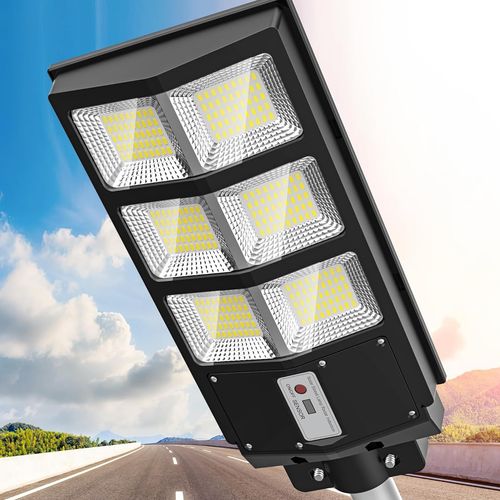 Foco Led Luminaria Solar Sensor de Movimiento Control  300W IP67