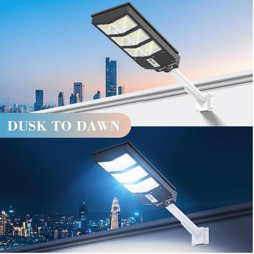 Foco Led Luminaria Solar Sensor de Movimiento Control  300W IP67