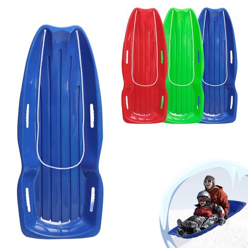 Trineo De Nieve Plástico Doble 119 cm Colores