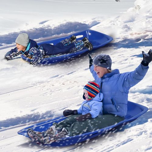 Trineo De Nieve Plástico Doble 119 cm Colores