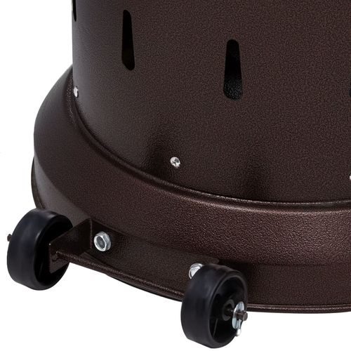 Estufa para Exterior a Gas con Ruedas Terraza Jardín Patio