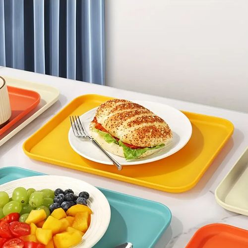 Bandeja Rectangular 35 cm Para Comida Rapida Fast Food Colores