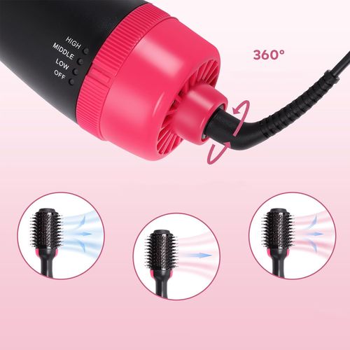 Cepillo Secador De Cabello Multifuncional Alisador Voluminizador