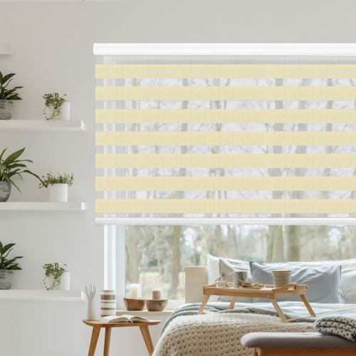 Cortina Roller Zebra 120x180 Crema