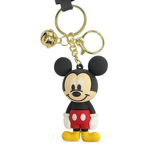 Llavero Mickey Mouse Con Lanyard Corto Campanilla Disney