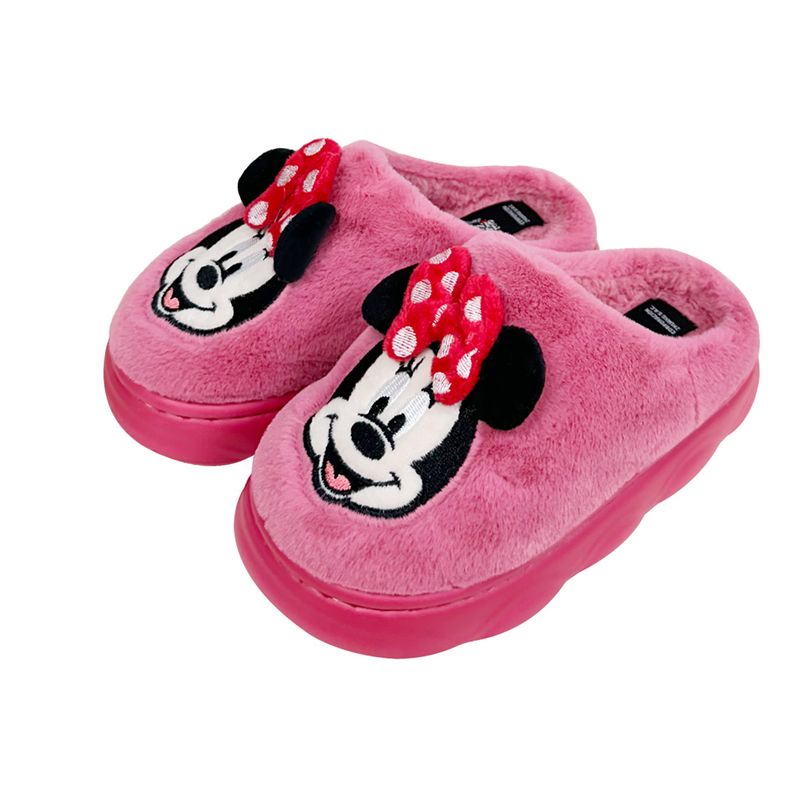Pantuflas Infantil Diseño Minnie Mouse Disney Rose Talla 28-29