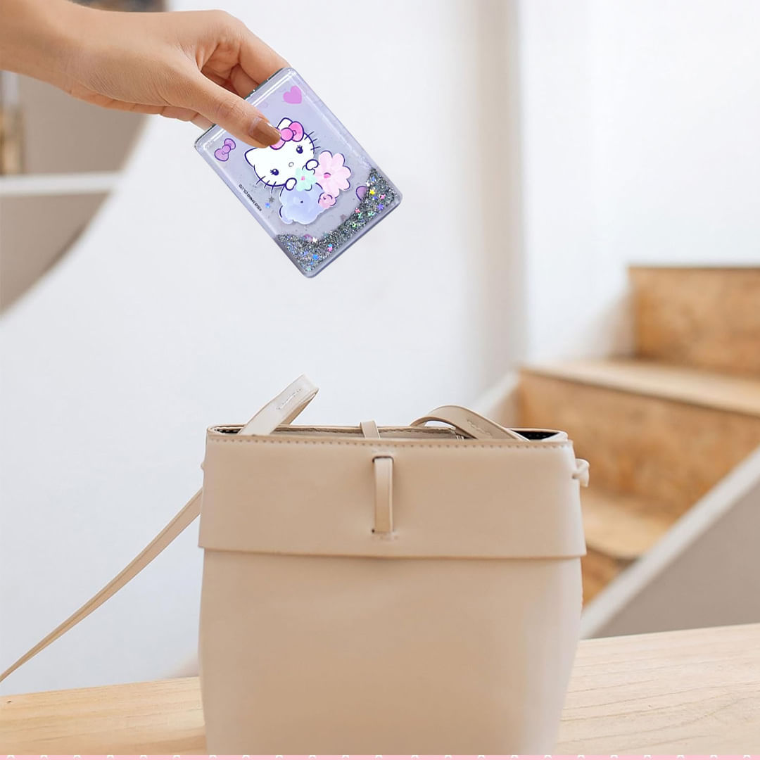 Espejo Portátil Compacto Cartera Diseño Hello Kitty Sanrio - Fernapet