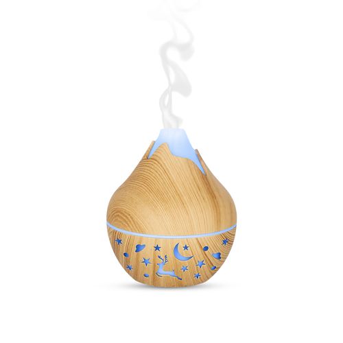 Humidificador Difusor de Aromas Luz RGB 200 ml Café Claro