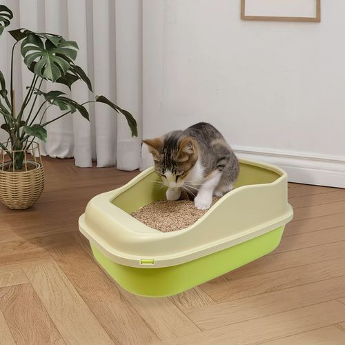 Arenero Baño Sanitario Para Gatos + Pala Verde