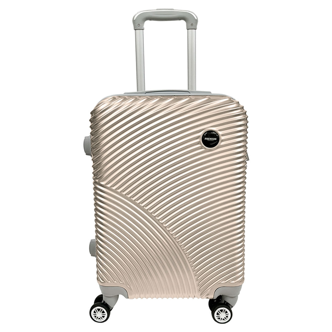 InUSA TREND - Equipaje Con Ruedas Giratorias | Maleta De Viaje Duradera, Ligera, De Carcasa Dura, Con Asa Y Carro, Oro Rosa, Equipaje De Mano, Tendencias