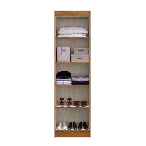 Armario Ropero Closet Multiuso Ibiza Zapatera 5 Estantes Blanco