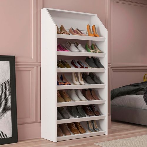 Mueble Zapatero Organizador Ravenna 7 Niveles Blanco