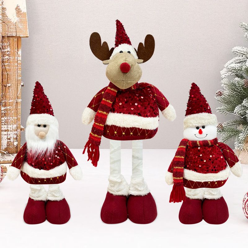 Adornos Navideños MuÃ±ecos De Navidad Con Patas Largas Muñecos