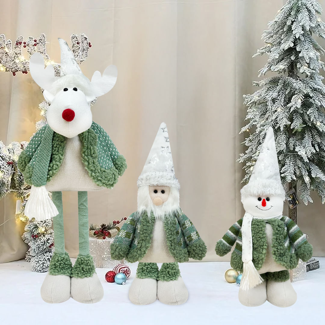 Decoraciones Navideñas El MuÃ±eco Verde De Navidad Decoración