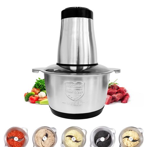 Picador Eléctrico 2L 250W 2 Velocidades 4 Cuchillas