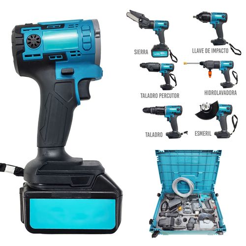 Set de Herramientas 6 en 1 Inalámbricas Recargables
