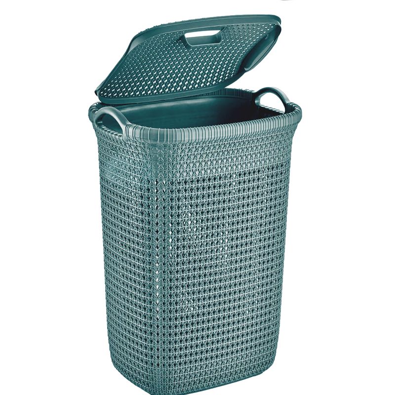 Cesto Canasto para Ropa Khipu Reyplast 60 Lts con Tapa