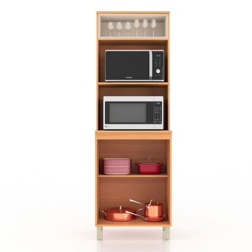 Mueble Cocina 2 Puertas Para Horno Microondas Lais Angelin/Nude