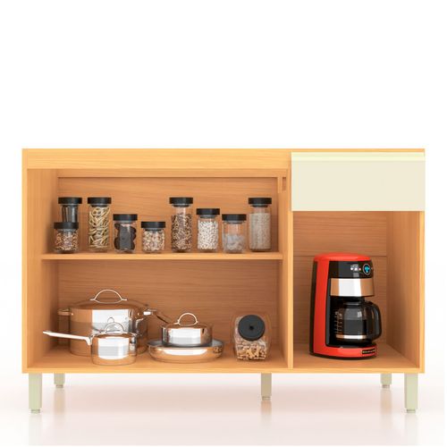 Mueble Cocina Lavaplatos Lais 120cm Angelin/Nude