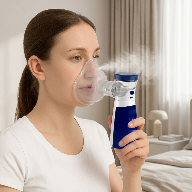 Nebulizador Portátil Inhalador Mascarillas Adultos y Niños - Fernapet