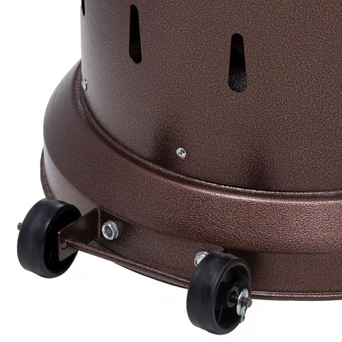 Estufa para Exterior a Gas con Regulador Ruedas Terraza Jardín Patio