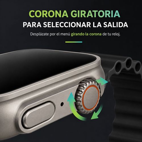 Reloj Smart Watch Ultra 4 UX4 7+1 Negro